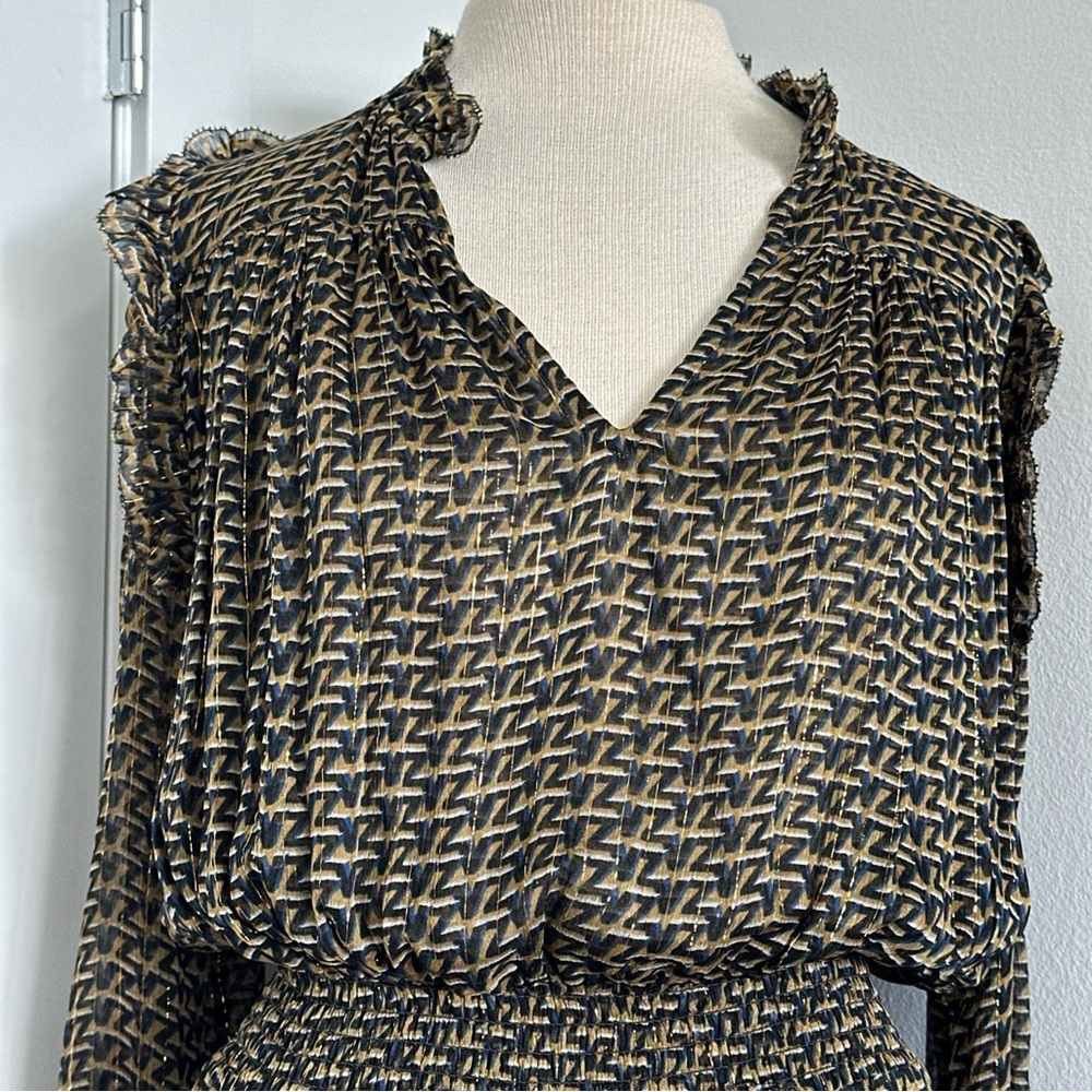 Zadig & Voltaire Rulie Chiffon Mini Dress womens size small NWOT - Picture 4 of 15